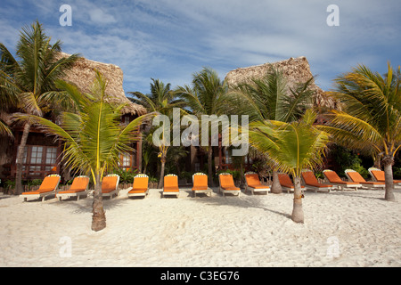 Ambergris Caye: San Pedro: Ramons Village Foto Stock