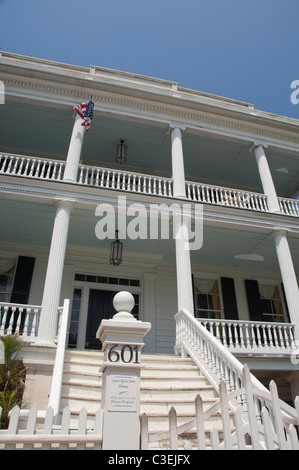 Carolina del Sud, Beaufort. Lewis storico Reeve Sams House, c. 1852. Foto Stock