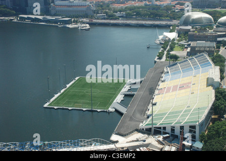 Singapore, floating calcio Foto Stock