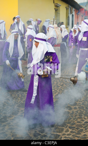 Antigua, Guatemala. Parata orientale. Foto Stock