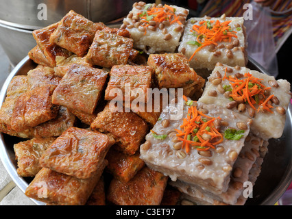 Delicatezze cinesi , cibo e viaggiare, vivere quotidiano, scene di strada , chinatown , bangkok, Thailandia Foto Stock