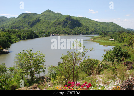 Ponte sul Fiume Kwai. Foto Stock