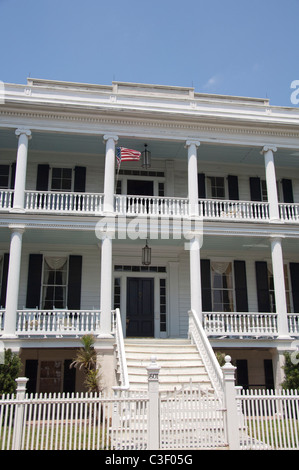 Carolina del Sud, Beaufort. Lewis storico Reeve Sams House, c. 1852. Foto Stock