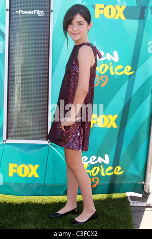Isabelle Fuhrman Teen Choice Awards 2009 tenutasi al Amphitheatre di Gibson - Gli arrivi di Los Angeles, California, Stati Uniti d'America - 09.08.09 Foto Stock