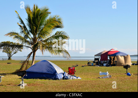 Flamingo Campeggio Parco nazionale delle Everglades FL US Wildlife Eco System Natura Foto Stock