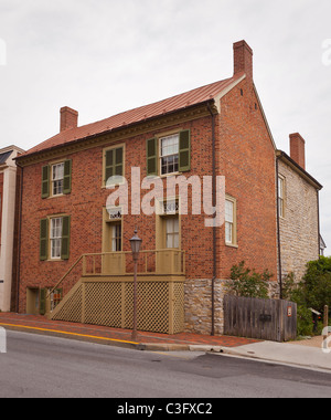 LEXINGTON, Virginia, Stati Uniti d'America - Stonewall Jackson House. Foto Stock