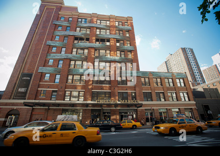 L'ex Nabisco panetteria di New York, ora alla moda di Chelsea mercato, è visibile sulla Nona Avenue lato Foto Stock