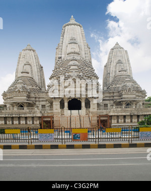 Facciata di un tempio Birla Temple, Calcutta, West Bengal, India Foto Stock