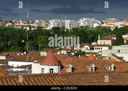 Vista panoramica di Coimbra, Portogallo Foto Stock