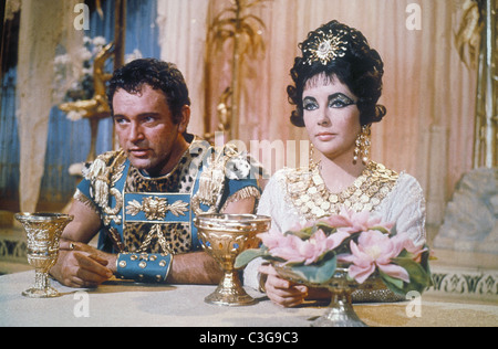 Cleopatra Anno: 1963 - REGNO UNITO / STATI UNITI D'AMERICA Elizabeth Taylor Richard Burton Direttore : Giuseppe L. Mankiewicz Foto Stock