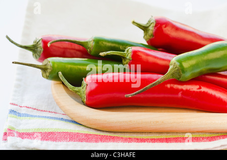 Close up del peperoncino Foto Stock