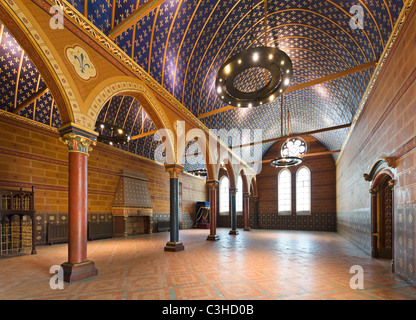 Salle des Etats Generaux (una delle più antiche camere seignoral in Francia), fortezza medievale, Chateau de Blois, Valle della Loira, Francia Foto Stock