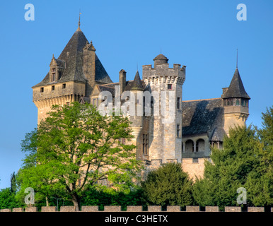 Il Chateau de Montfort, Dordogne Francia UE Foto Stock