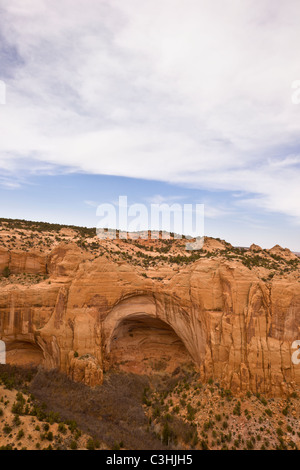 Betatakin rovina, il significato di "casa costruita su una sporgenza' nella Navajo, Navajo National Monument, Arizona, Stati Uniti. Foto Stock