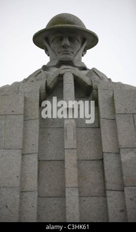 Il meditabondo soldier memorial a angolo di Vancouver Foto Stock