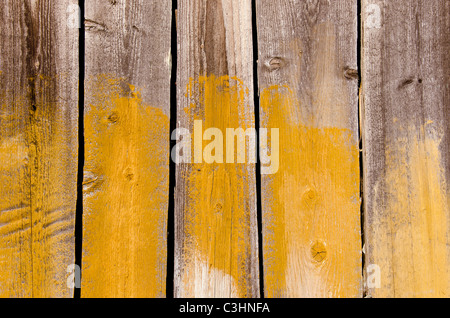 Vecchio di legno verniciato e bordo parete grunge background Foto Stock