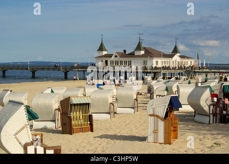 Ahlbeck Seebrücke - Ahlbeck pier 05 Foto Stock