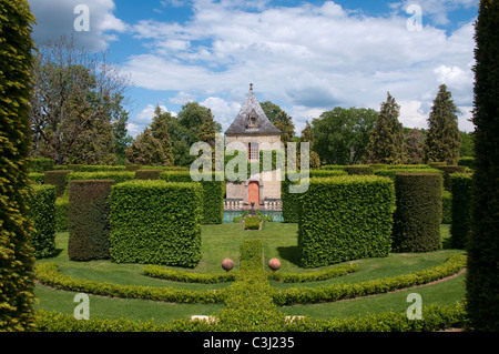 Les Jardins d'Eyrignac en Dordogne, Francia UE Foto Stock