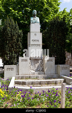 Monumento a Joao Franco in Guimaraes, Portogallo. Foto Stock