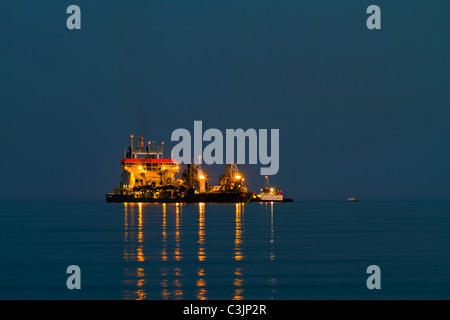 TSHD Oranje in Seaton Bay Foto Stock