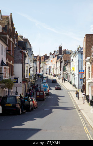 Lewes High Street, East Sussex Foto Stock
