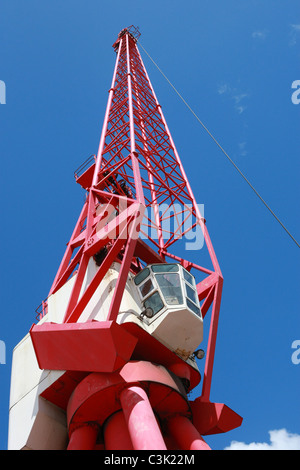 Gru a Avonmouth docks, Bristol, Regno Unito. Foto Stock