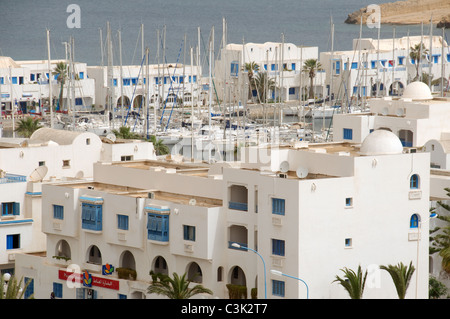 Affacciato su Sousse, Tunisia, Africa Foto Stock