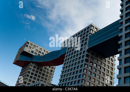 Moma legate complesso ibrido dall architetto Steven Holl, 2009, Dongzhimen District, Pechino, Cina, Asia. Foto Stock