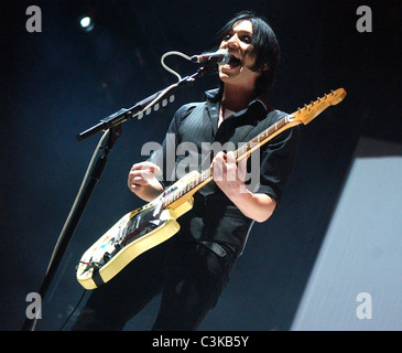 Il placebo performing live in concerto all'Ahoy Stadium. Rotterdam, Paesi Bassi - 03.12.09 **Non per la pubblicazione Foto Stock