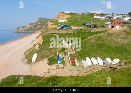 Spiaggia Eype Dorset England Regno Unito Foto Stock