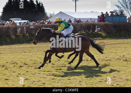 Fantini e piloti AL PUNTO A PUNTO HOWICK CHEPSTOW Wales UK Foto Stock