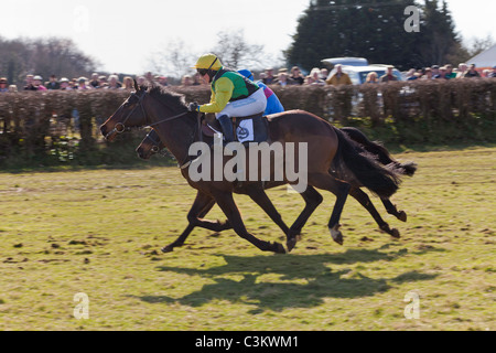 Fantini e piloti AL PUNTO A PUNTO HOWICK CHEPSTOW Wales UK Foto Stock