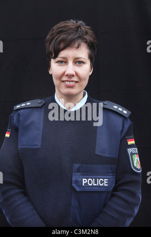 Birgit Riedesel, captian, capo della scuola di polizia Kunduz Foto Stock