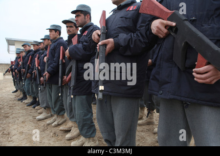La formazione del personale di polizia centro in Kunduz dall esercito tedesco Foto Stock