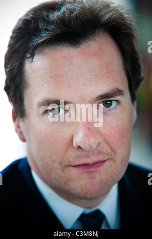 Cancelliere dello scacchiere britannico, Rt Hon George Osborne MP. Foto Stock