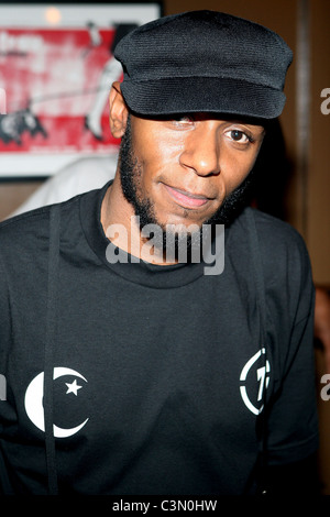 Il Mos Def Mos Def presenta: "l'estatico Tour con Jay Electronica e Talib Kweli" tenutasi presso la fabbrica elettrica - Dietro le quinte Foto Stock