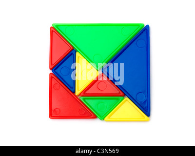 Tangram cinese Puzzle Foto Stock