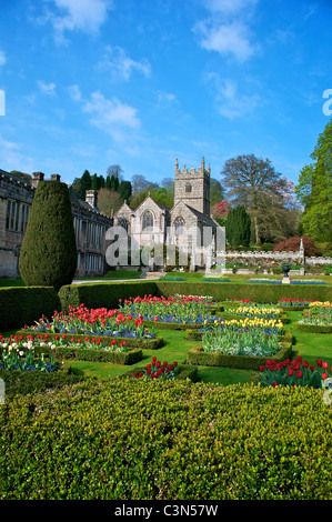 Lanhydrock Bodmin Cornwall UK National Trust House Gardens Foto Stock