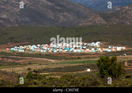 Sud Africa, Western Cape, Barrydale, Township. Foto Stock