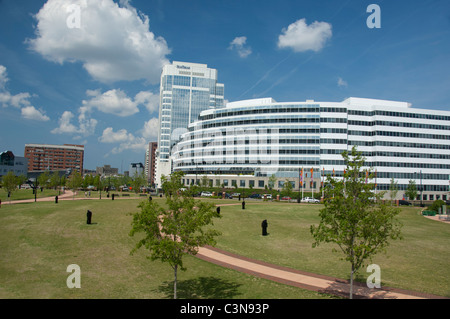 Virginia, Norfolk, Città Point Park. Foto Stock