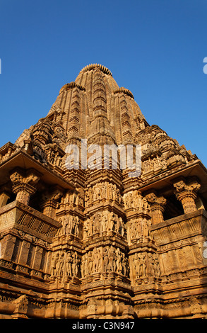 India - Madhya Pradesh - Khajuraho - Tempio di Vishvanatha Foto Stock