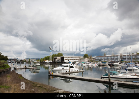 Thea Foss per via navigabile, Tacoma, Washington Foto Stock