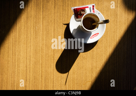 Tazza vuota di caffè Foto Stock