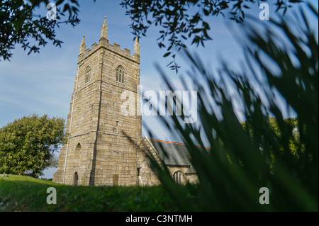 St Uny chiesa, Lelant Foto Stock