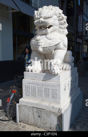 China Town di Anversa. Van Wesenbekestraat. Il Belgio. Foto Stock