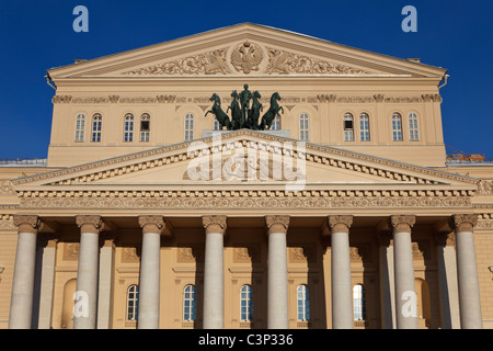 Lo stato accademico Teatro Bolshoi Opera e Balletto dopo lavori di ristrutturazione, Mosca, Russia Foto Stock