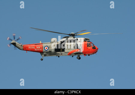 Royal Navy di Ricerca e Salvataggio in elicottero Foto Stock