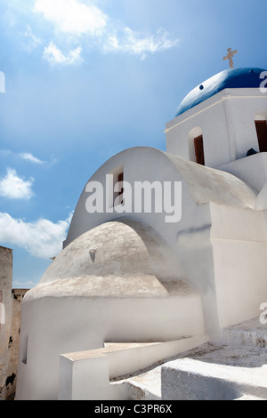 Vista dell'isola di Santorini (Grecia) Foto Stock