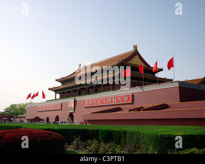 Porta principale della Città Proibita di Pechino Foto Stock