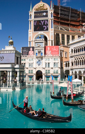 Il Venetian Hotel Las Vegas, Nevada, USA. Foto Stock